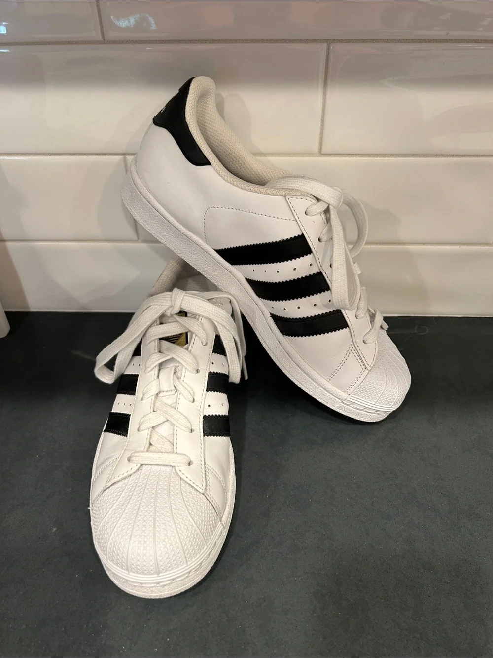adidas SUPERSTAR White & Black Classic Sneakers